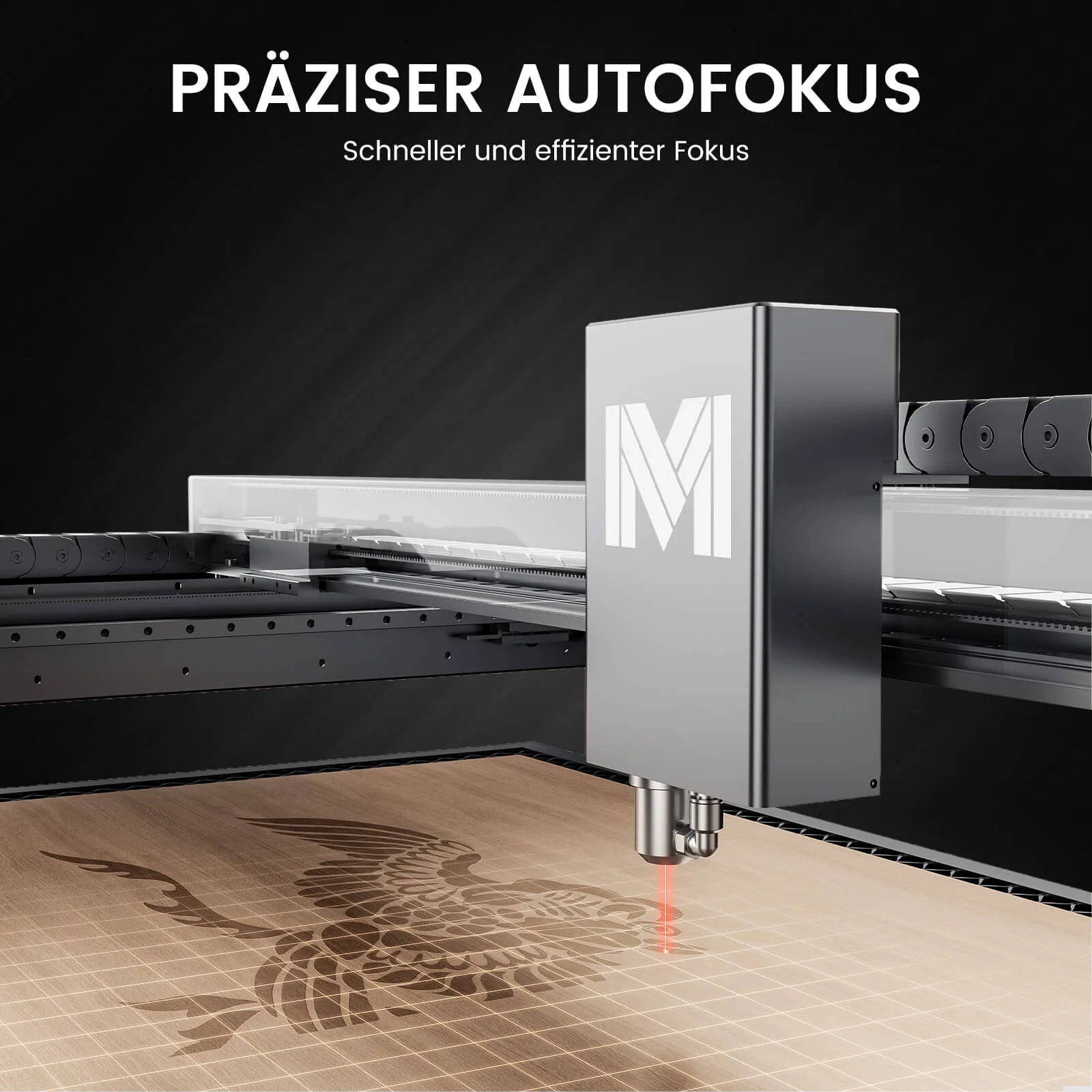 Monport Mega: Die weltweit erste intelligente 70W Desktop-Graviermaschine - Image 10