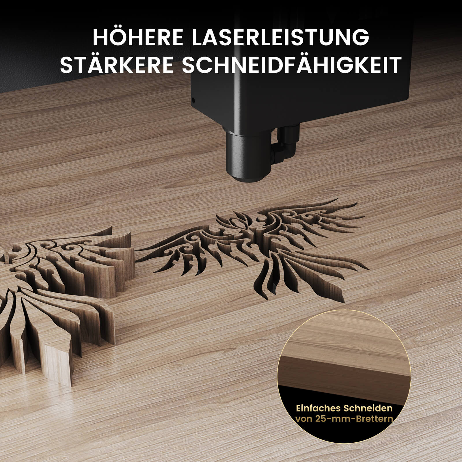 Monport Mega: Die weltweit erste intelligente 70W Desktop-Graviermaschine - Image 11