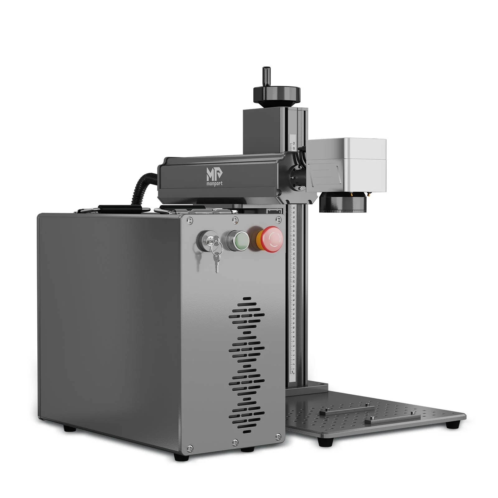 Monport 100W (175 x 175 mm) GPro MOPA Faserlaser Gravier & Markiermaschine mit manuellem Fokus - Image 16