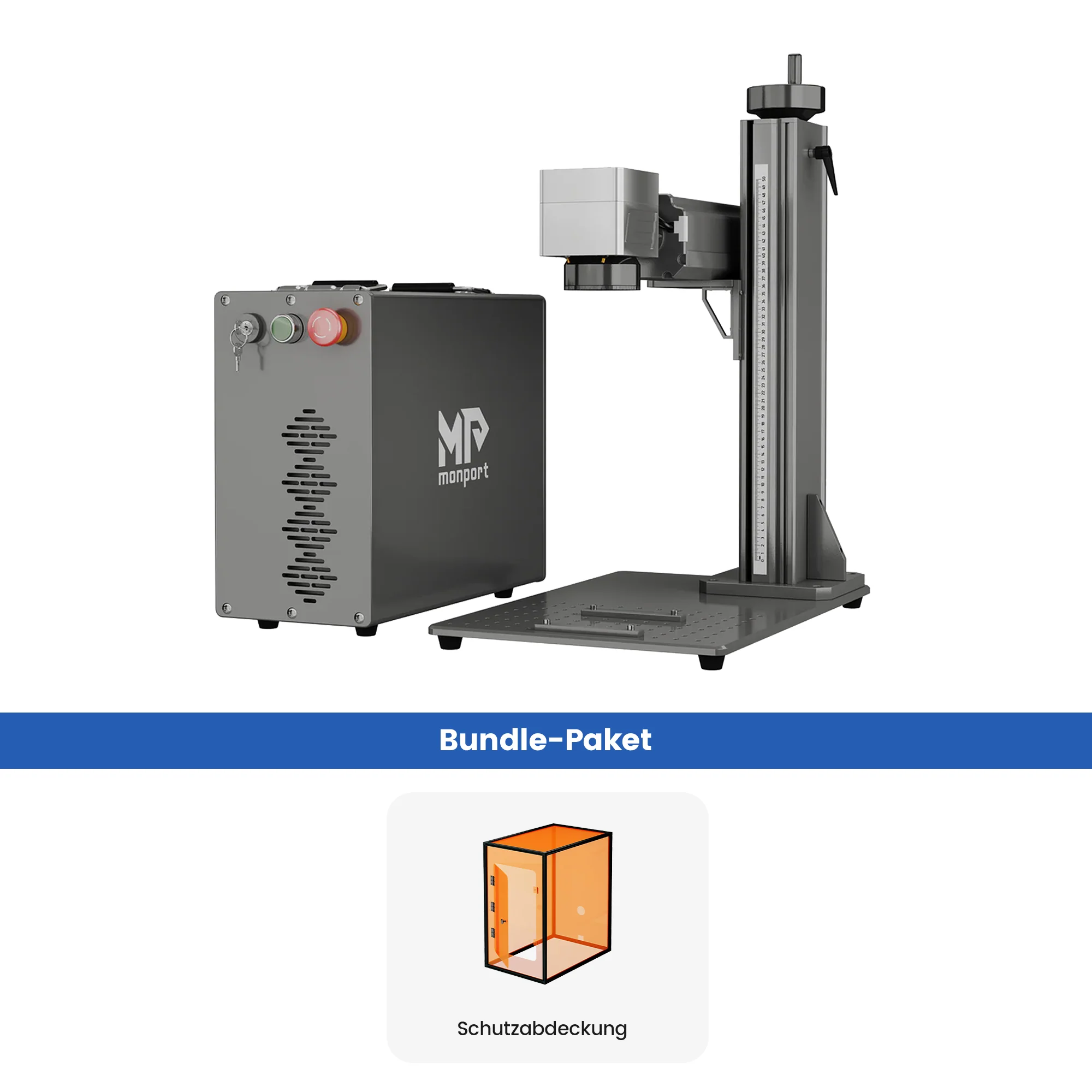 Monport 100W (175 x 175 mm) GPro MOPA Faserlaser Gravier & Markiermaschine mit manuellem Fokus - Image 20