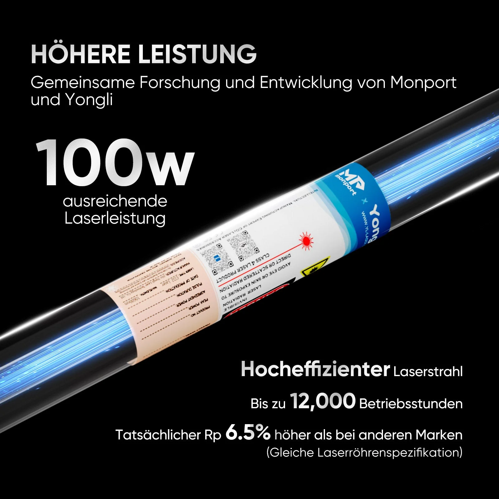 Monport 100W CO2 Laser Graviermaschine & Cutter (500x700mm) mit Autofokus - Image 22