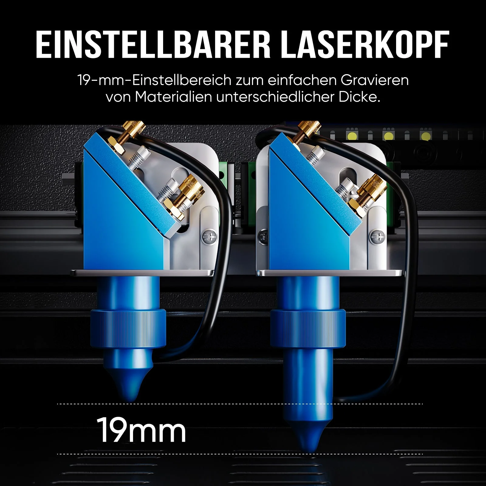 Monport 40W Pro Lightburn-unterstützter (12" X 8") CO2-Lasergravierer & -Schneider mit Luftunterstützung - Image 9
