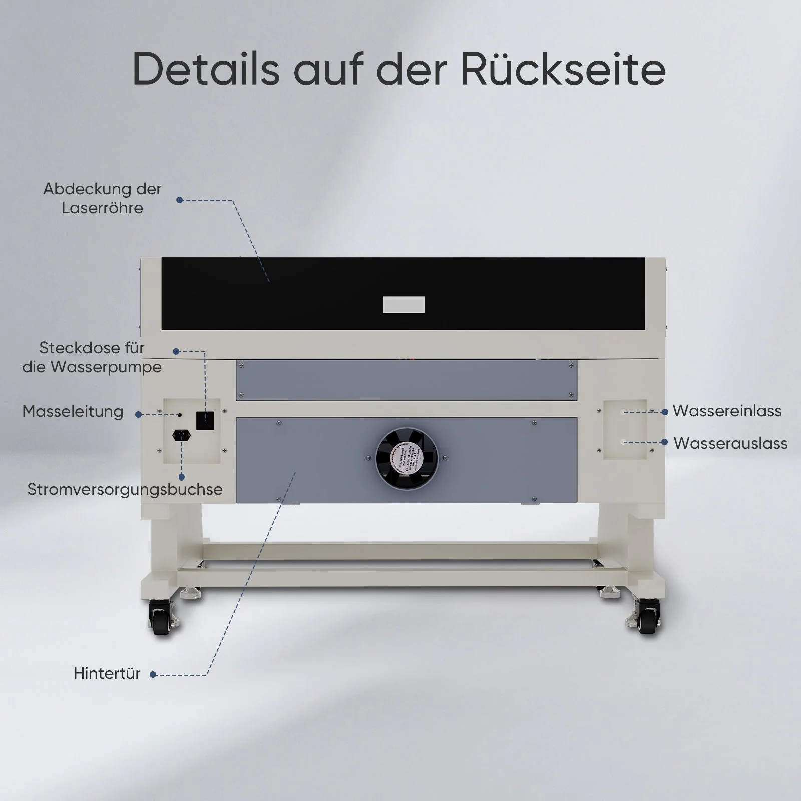 Monport 60W CO2 Laser Graviermaschine & Cutter (700 x 500mm) Gravurfläche mit Autofokus - Image 11