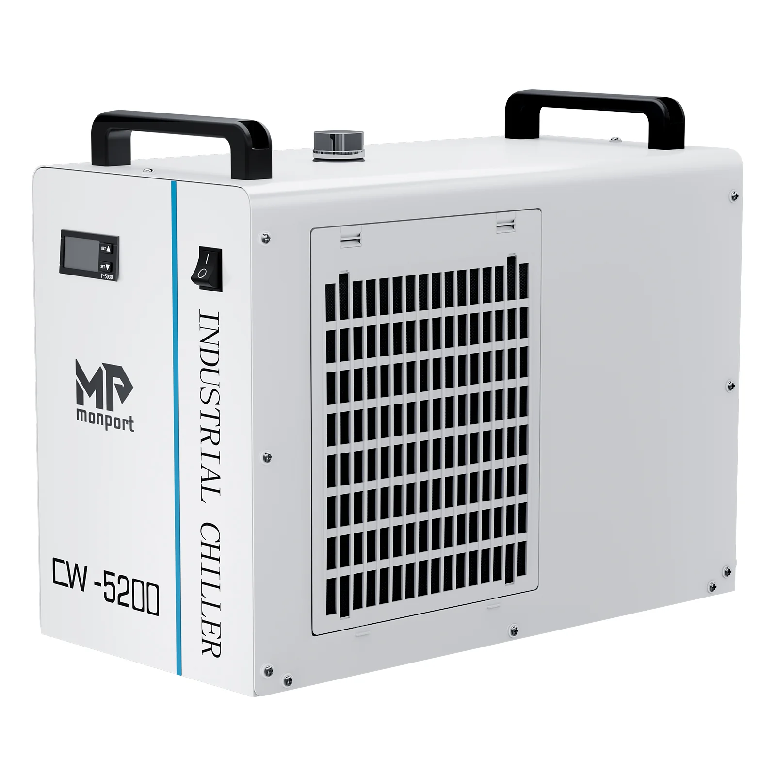Monport 6L CW-5200 Industrieller Wasserkühler & Chiller für 40W-150W CO2 Laser Cutter - Image 12