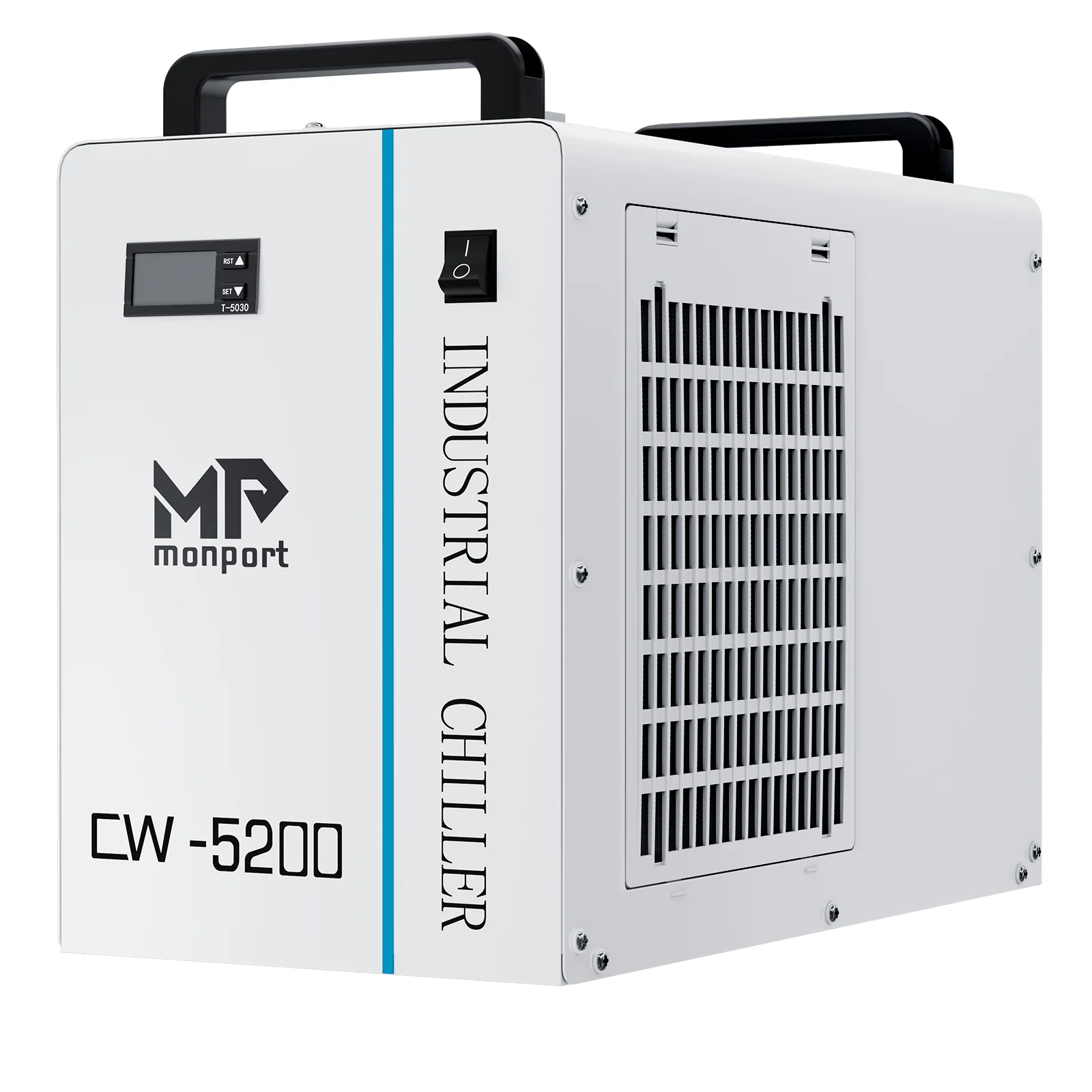 Monport 6L CW-5200 Industrieller Wasserkühler & Chiller für 40W-150W CO2 Laser Cutter - Image 14