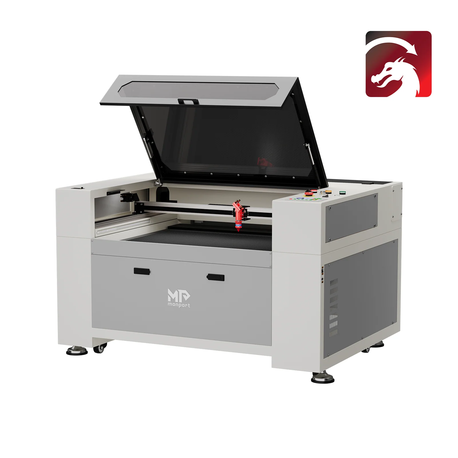 Monport 90W CO2 Eingebaut Wasserkühlsystem Laser Graviermaschine & Cutter mit (900 x 600mm) Gravurfläche - Image 16