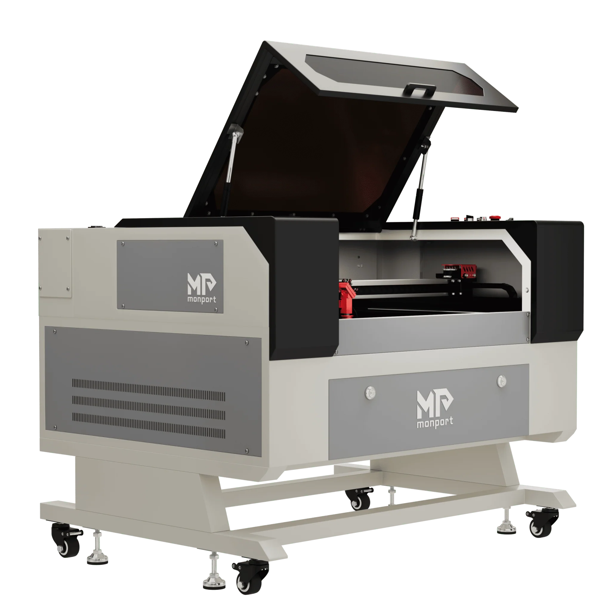 Monport CO2 100W Laser Graviermaschine & Cutter (500x700mm) mit Autofokus und Halterung - Image 13