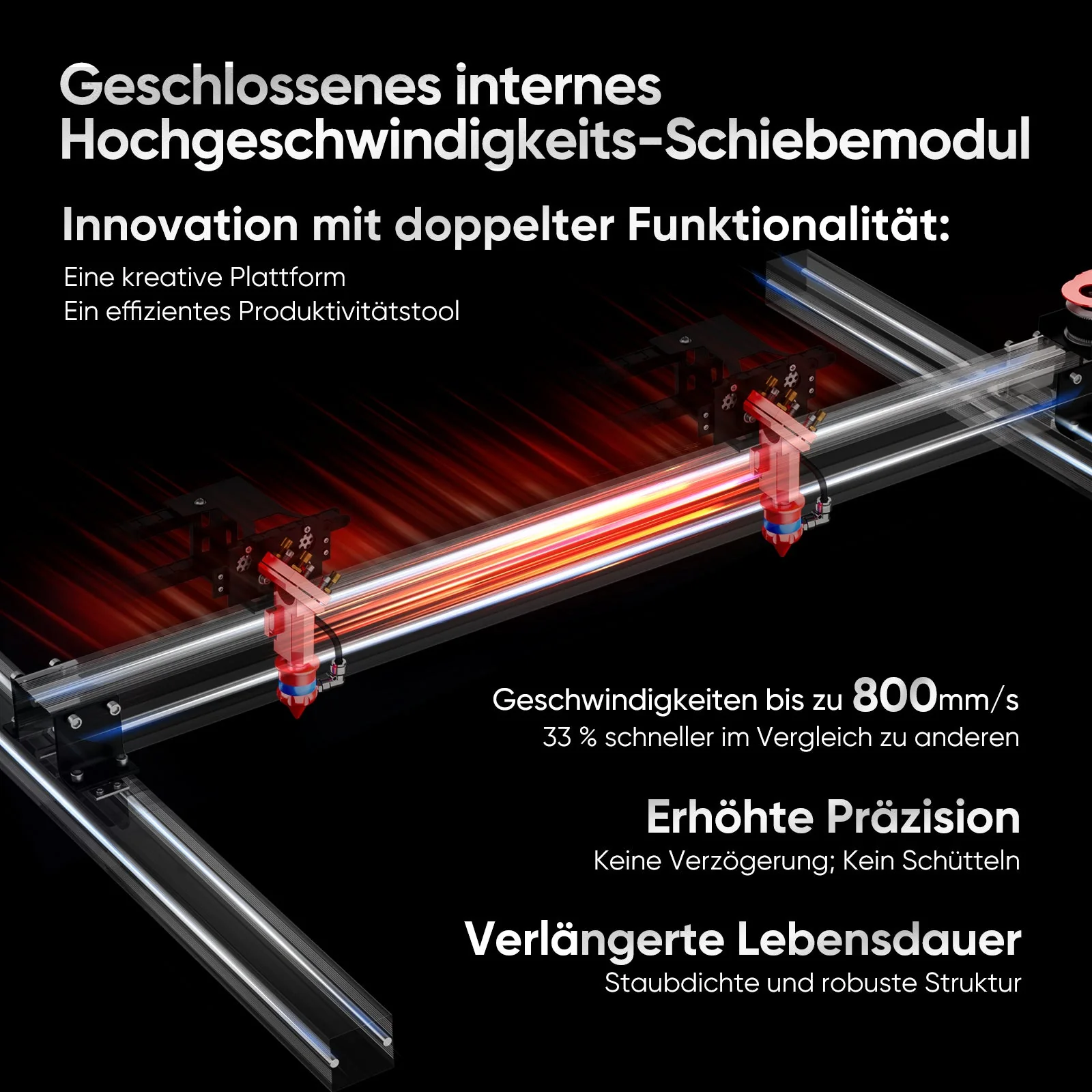 Monport CO2 100W Laser Graviermaschine & Cutter (500x700mm) mit Autofokus und Halterung - Image 19