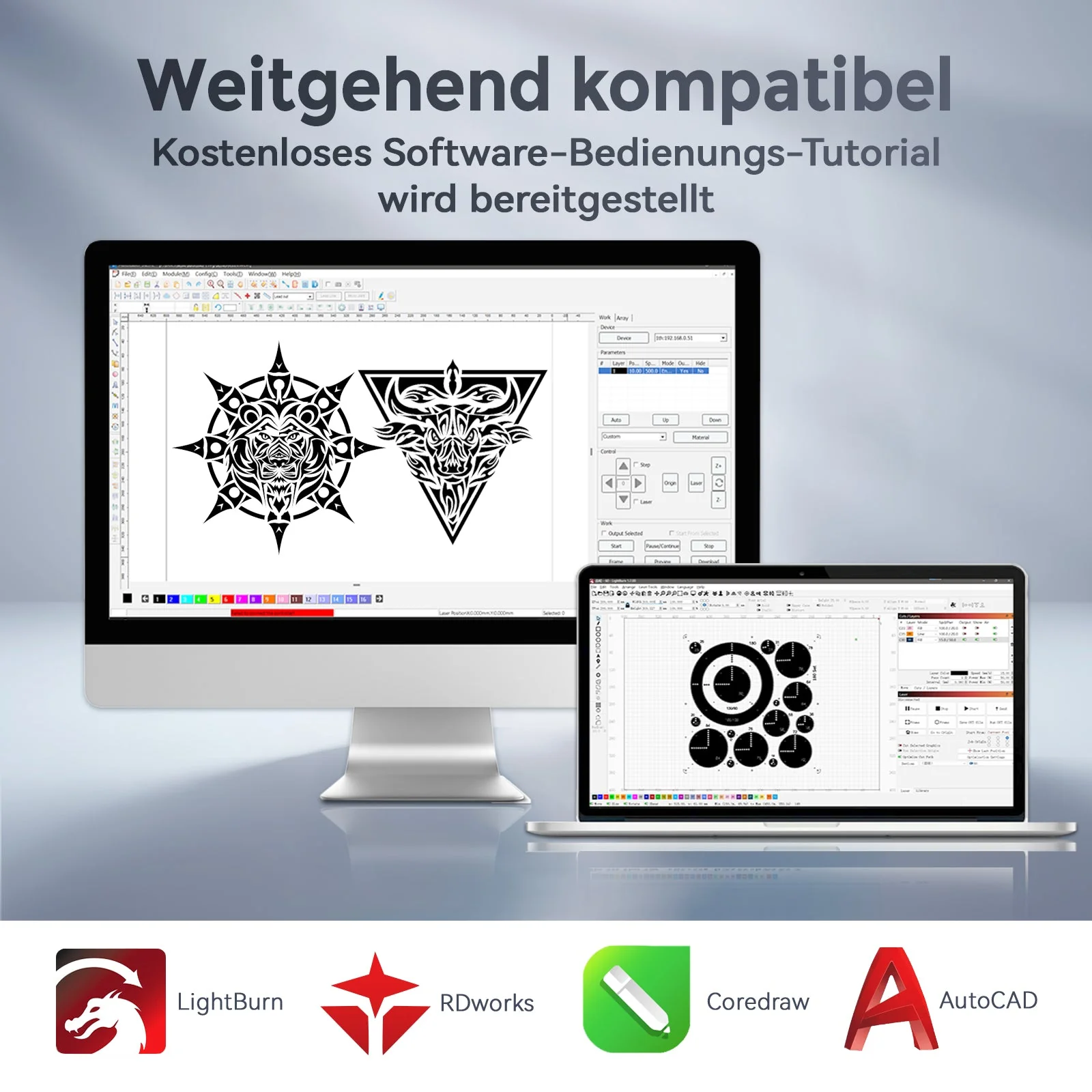 Monport Effi 16S verbesserte Version 150W CO2-Lasergravurmaschine und Schneidemaschine mit Autofokus-Funktion und integrierter Wasserkühler - Image 9