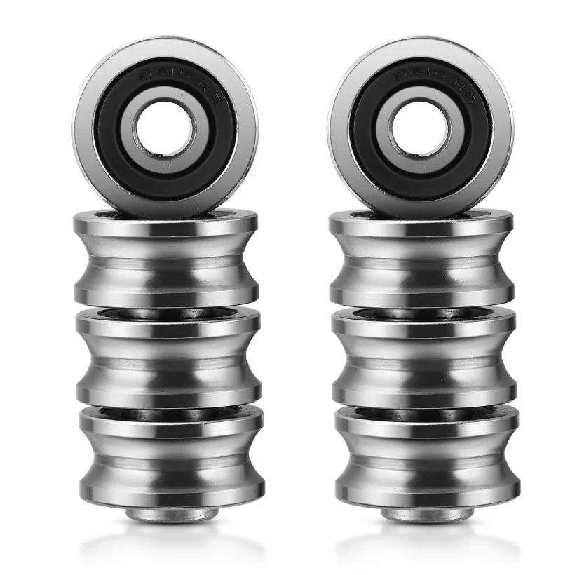 Monport Führungsschiene mit Kugellager, 4 Stück für 40W-150W CO₂-Lasergraviermaschine (5mm×17mm×8mm) - Image 2