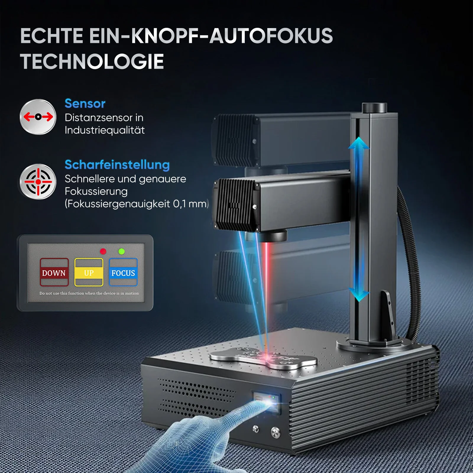 Monport GA Verbesserte 100W Integrierte MOPA Faserlasergravierer & Markiermaschinen mit Autofokus - Image 9