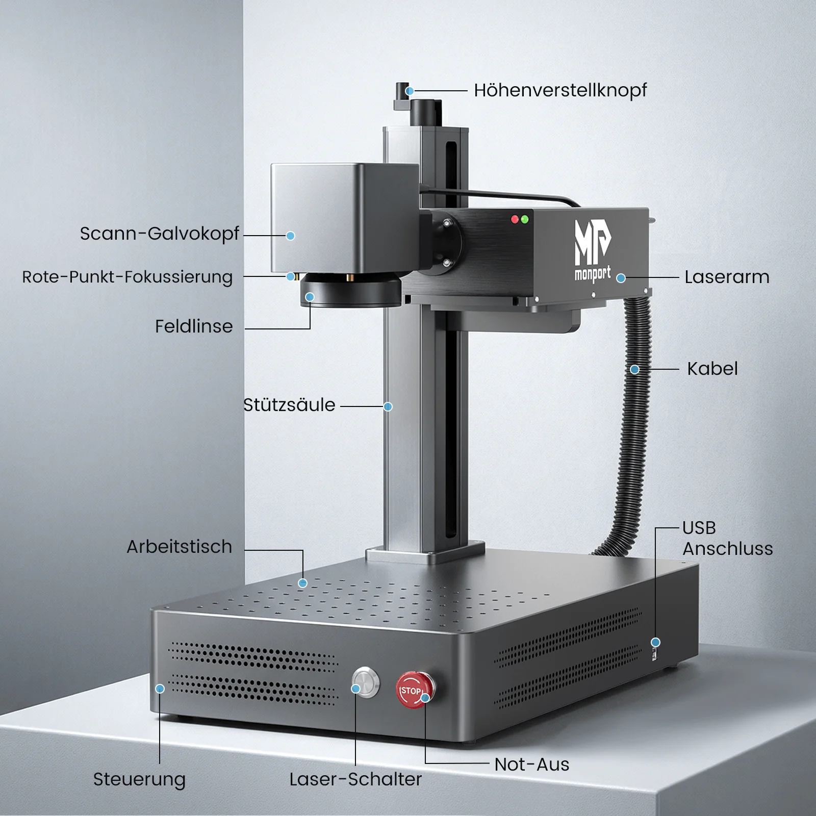 Monport 6W UV-Laser-Graviermaschine & Markiermaschine - Image 15