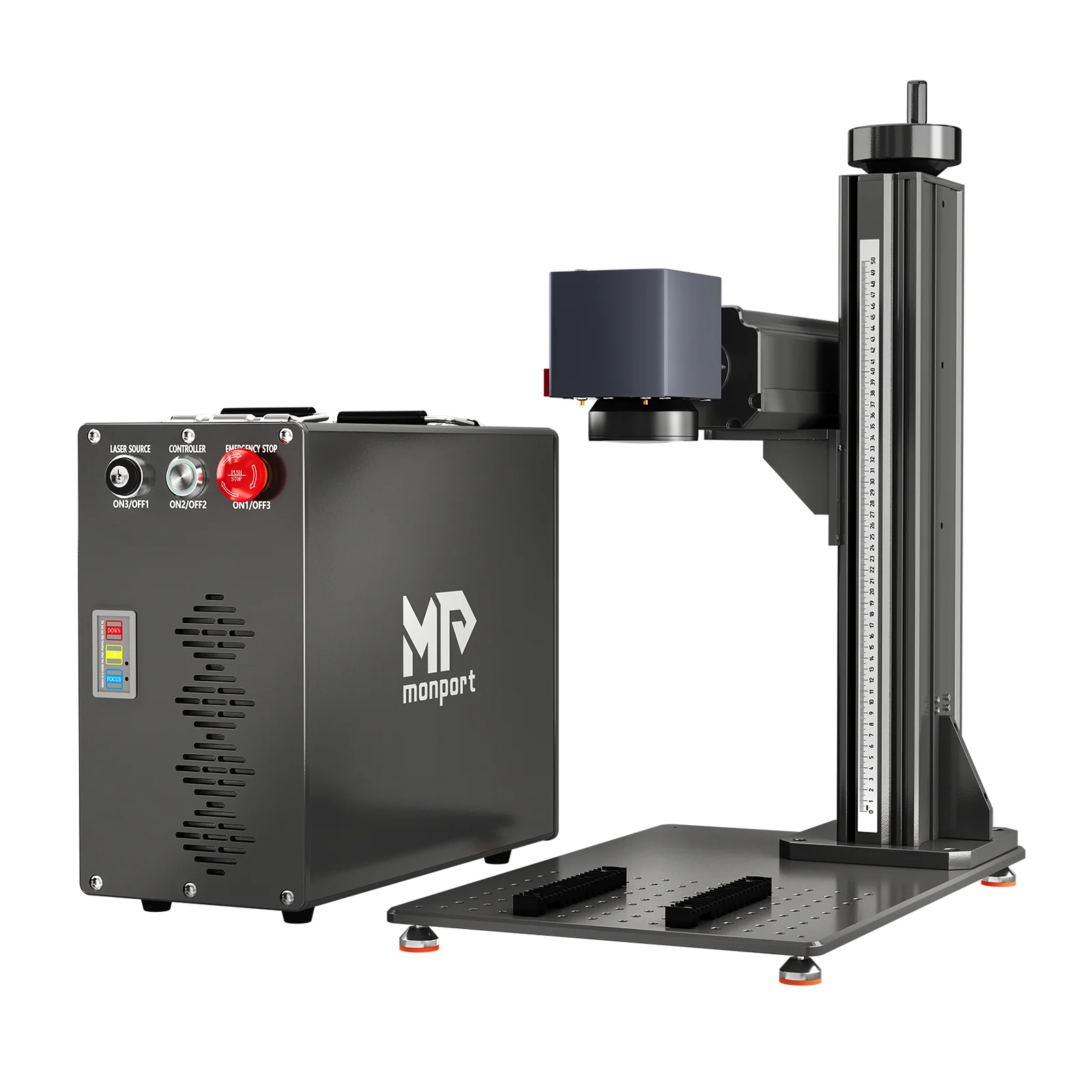 Monport GT 30W Getrennter Faserlaser-Gravier- und Markiermaschine mit Autofokus (150 mm × 150 mm) – Gerät - Image 2