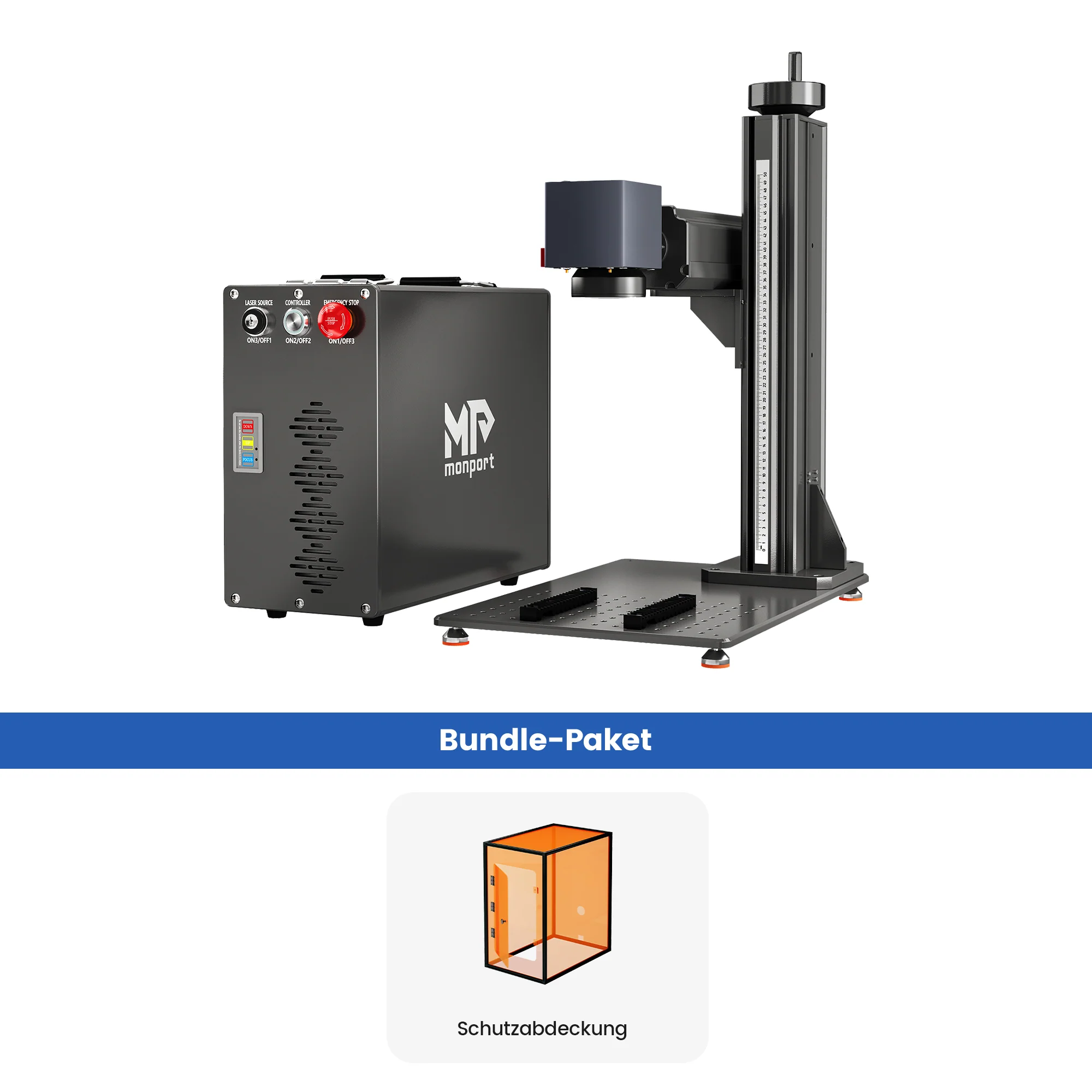 Monport GT 30W Getrennter Faserlaser-Gravier- und Markiermaschine mit Autofokus (150 mm × 150 mm) – Gerät - Image 32