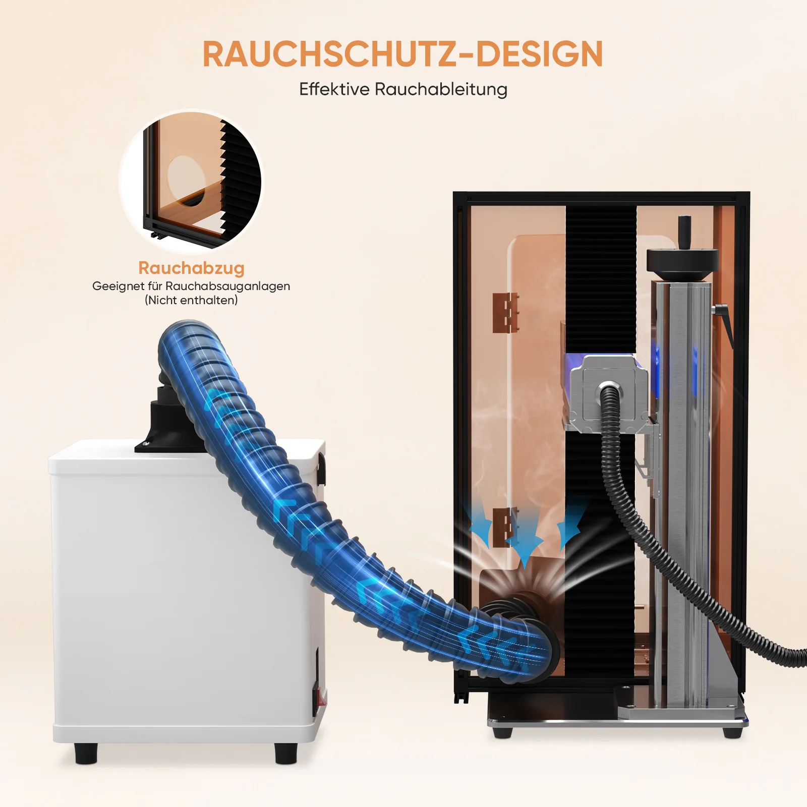 Monport Lasergravur-Gehäuse für GT & GPro Faserlaser (mit Türschutzschalter) - Image 6