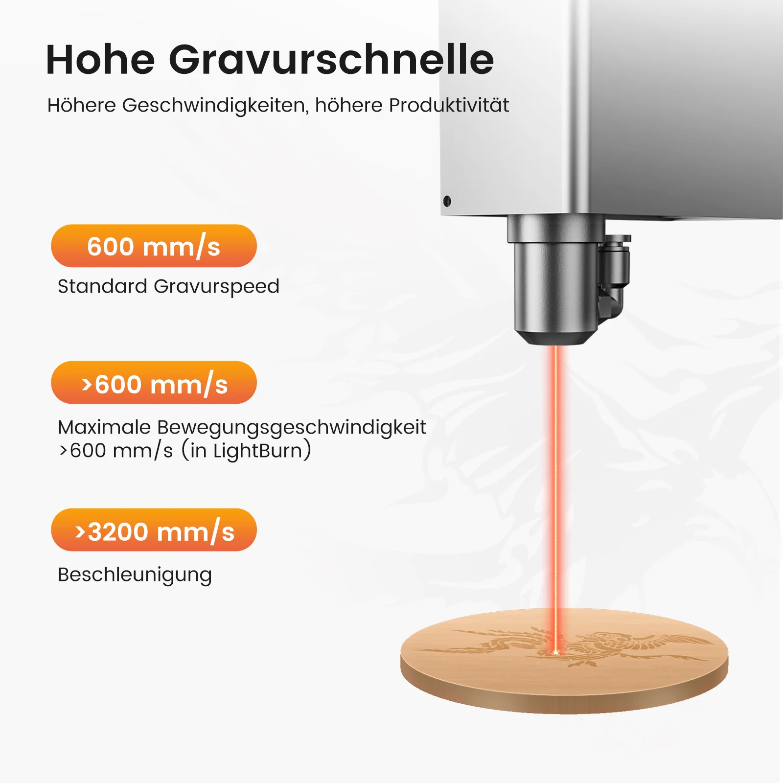 Monport MegaS – Upgrade der Mega-Serie: 70W CO₂ Lasergravier- und Schneidemaschine mit intelligenter Präzision - Image 4