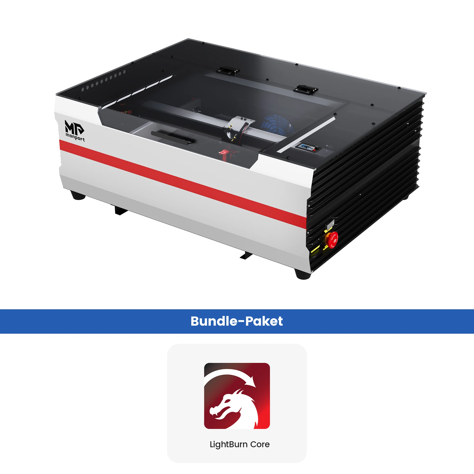 Monport Reno45 45W Desktop CO2-Lasergravierer und -schneider (16" x 12") mit brandneuem Assistierter Autofokus - Image 19