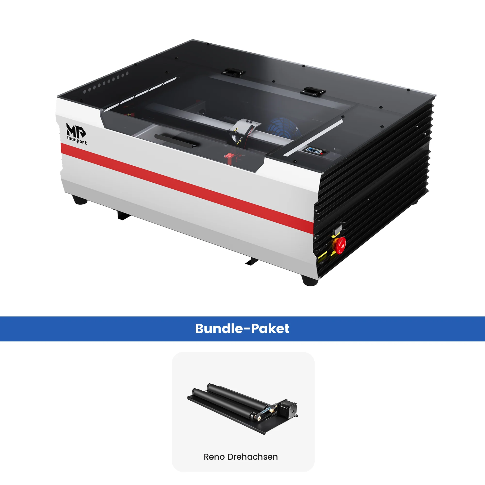 Monport Reno45 45W Desktop CO2-Lasergravierer und -schneider (16" x 12") mit brandneuem Assistierter Autofokus - Image 20