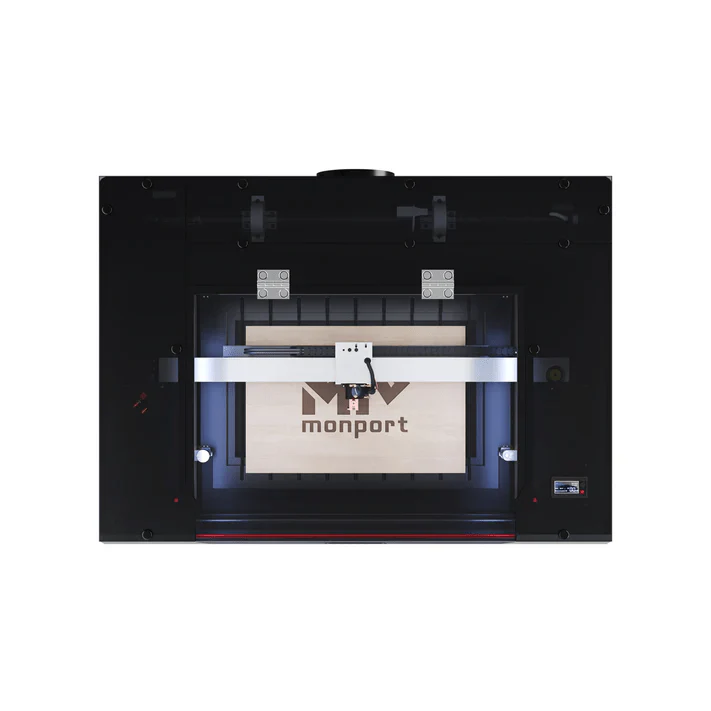 Monport Reno45 45W Desktop CO2-Lasergravierer und -schneider (16" x 12") mit brandneuem Assistierter Autofokus - Image 4
