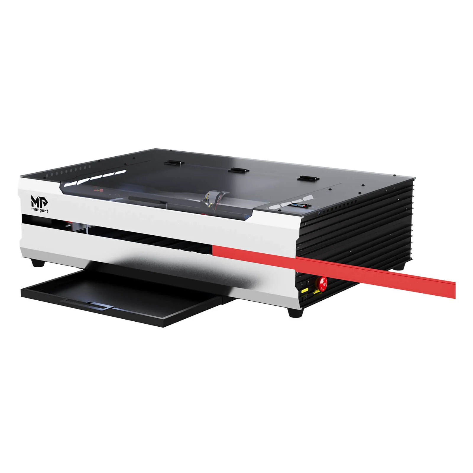 Monport Reno 65W Desktop CO2 Lasergravierer & Schneidegerät (24“X 16“) mit brandneuem Assistierter Autofokus - Image 14