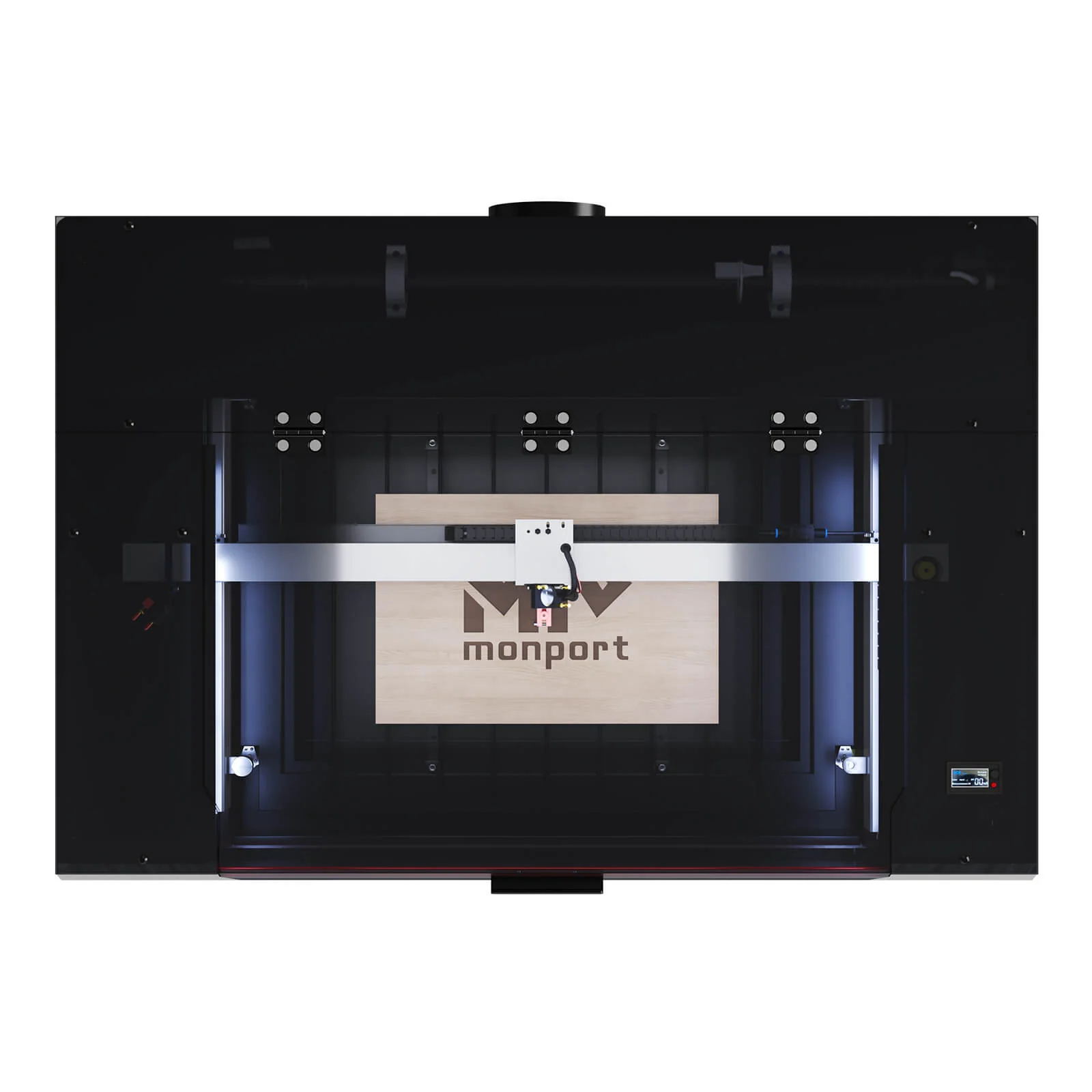 Monport Reno 65W Desktop CO2 Lasergravierer & Schneidegerät (24“X 16“) mit brandneuem Assistierter Autofokus - Image 15