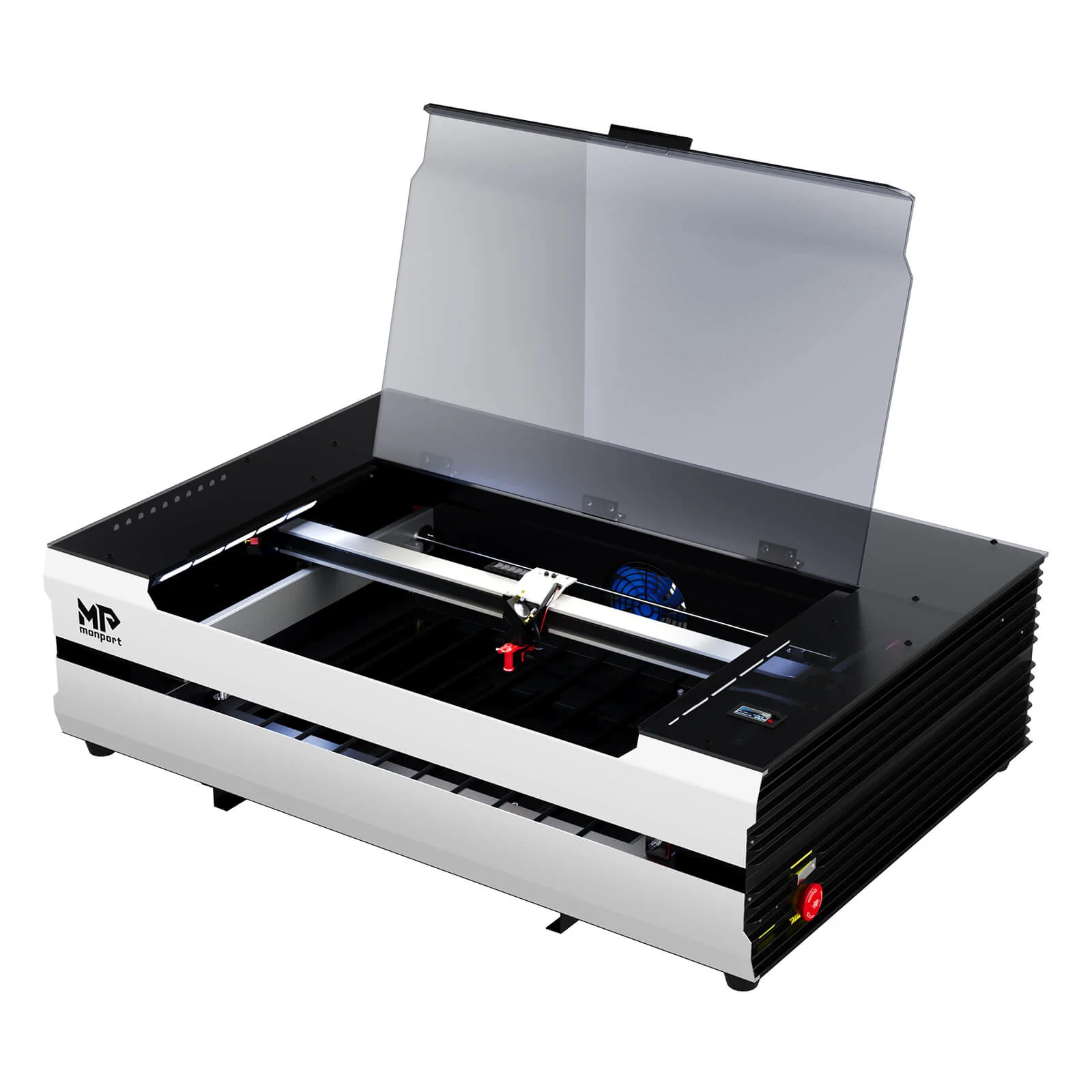 Monport Reno 65W Desktop CO2 Lasergravierer & Schneidegerät (24“X 16“) mit brandneuem Assistierter Autofokus - Image 22