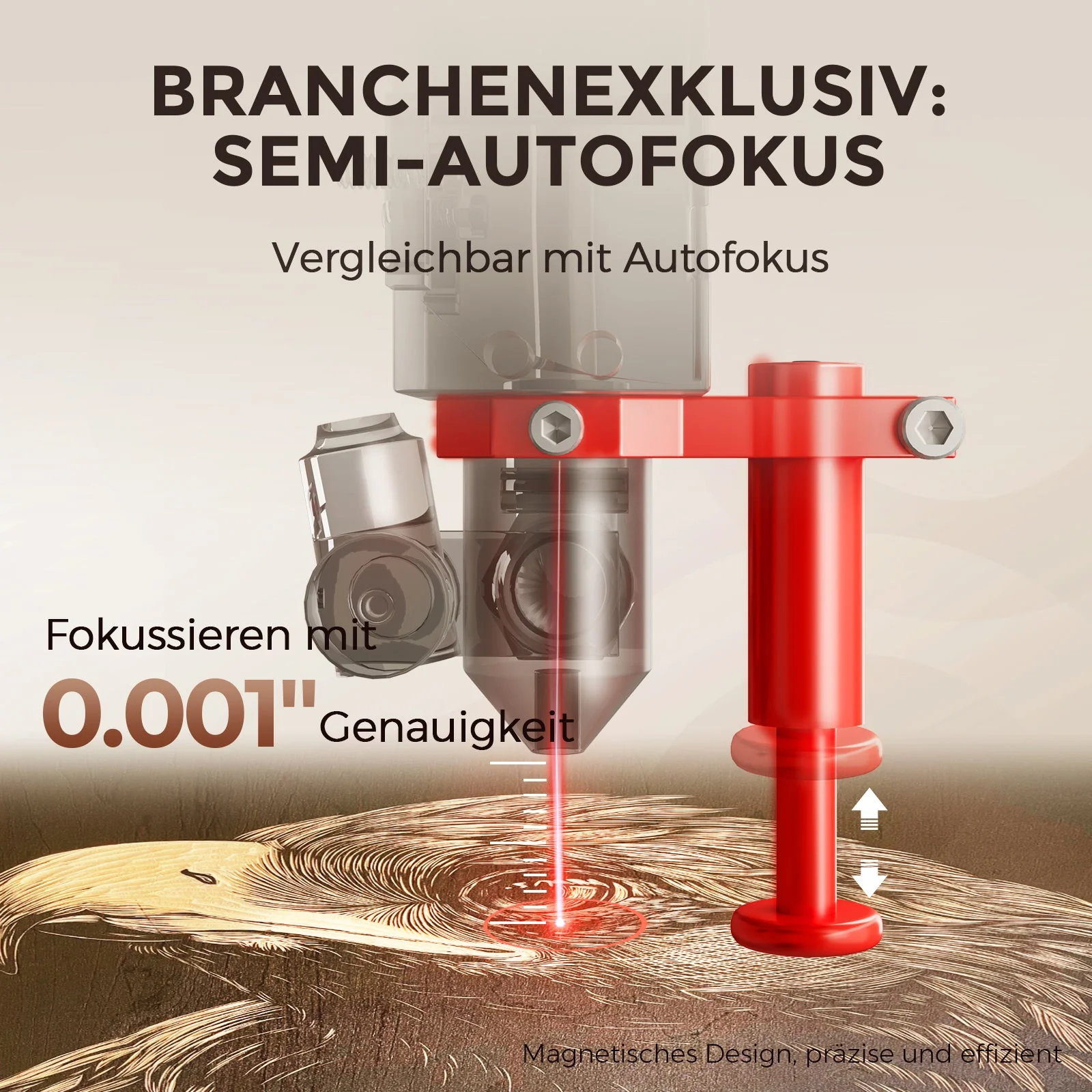 Monport Reno65 Pro 65W Desktop CO₂-Lasergravur- und Schneidemaschine (600×400 mm) mit DSP-Steuerung und magnetisch unterstütztem Fokus - Image 10