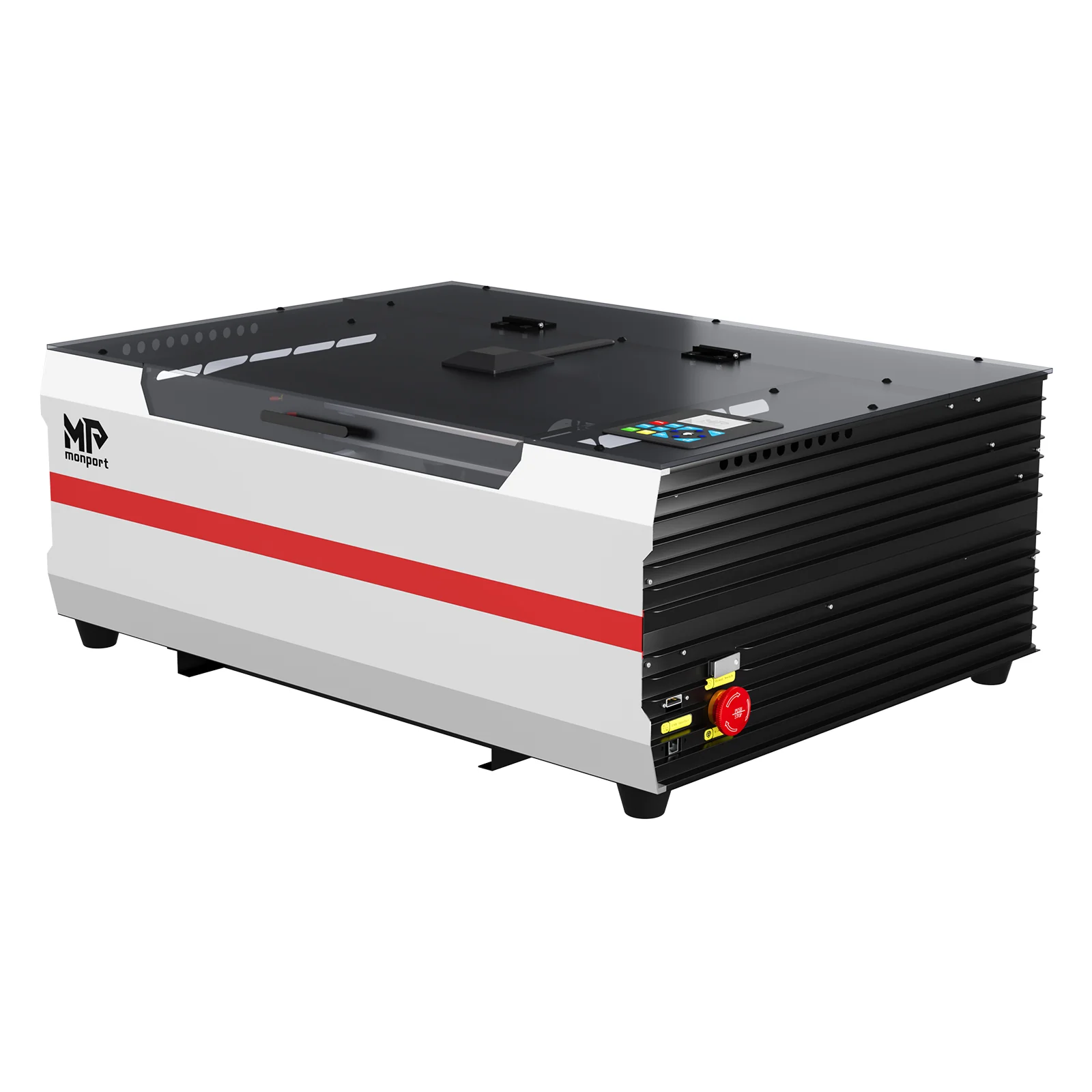 Monport Reno65 Pro Vision 65W Desktop CO2 Lasergravur- und Schneidemaschine (24" x 16") mit 8MP HD-Kamera und magnetischer Autofokus-Unterstützung