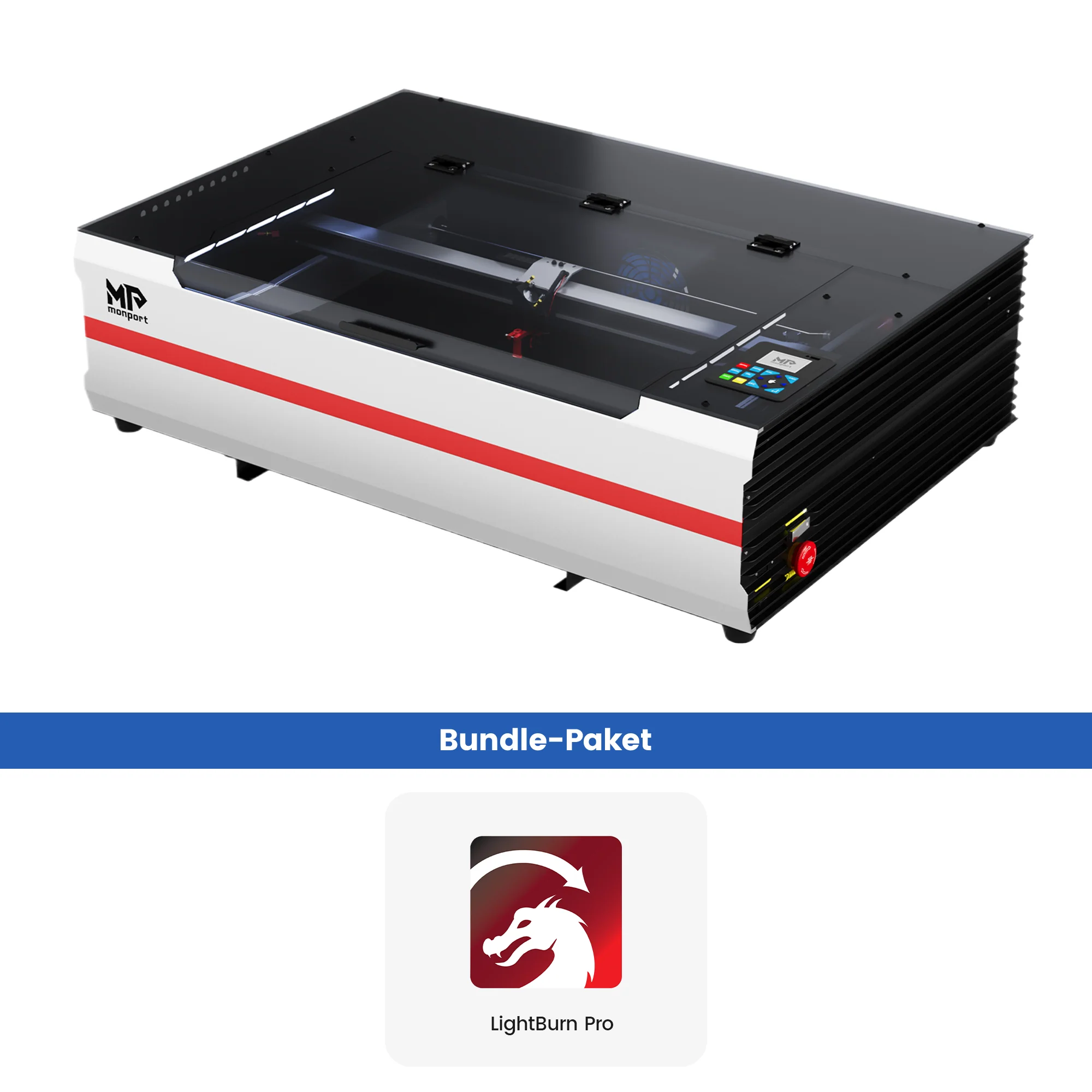 Monport Reno65 Pro 65W Desktop CO₂-Lasergravur- und Schneidemaschine (600×400 mm) mit DSP-Steuerung und magnetisch unterstütztem Fokus - Image 30