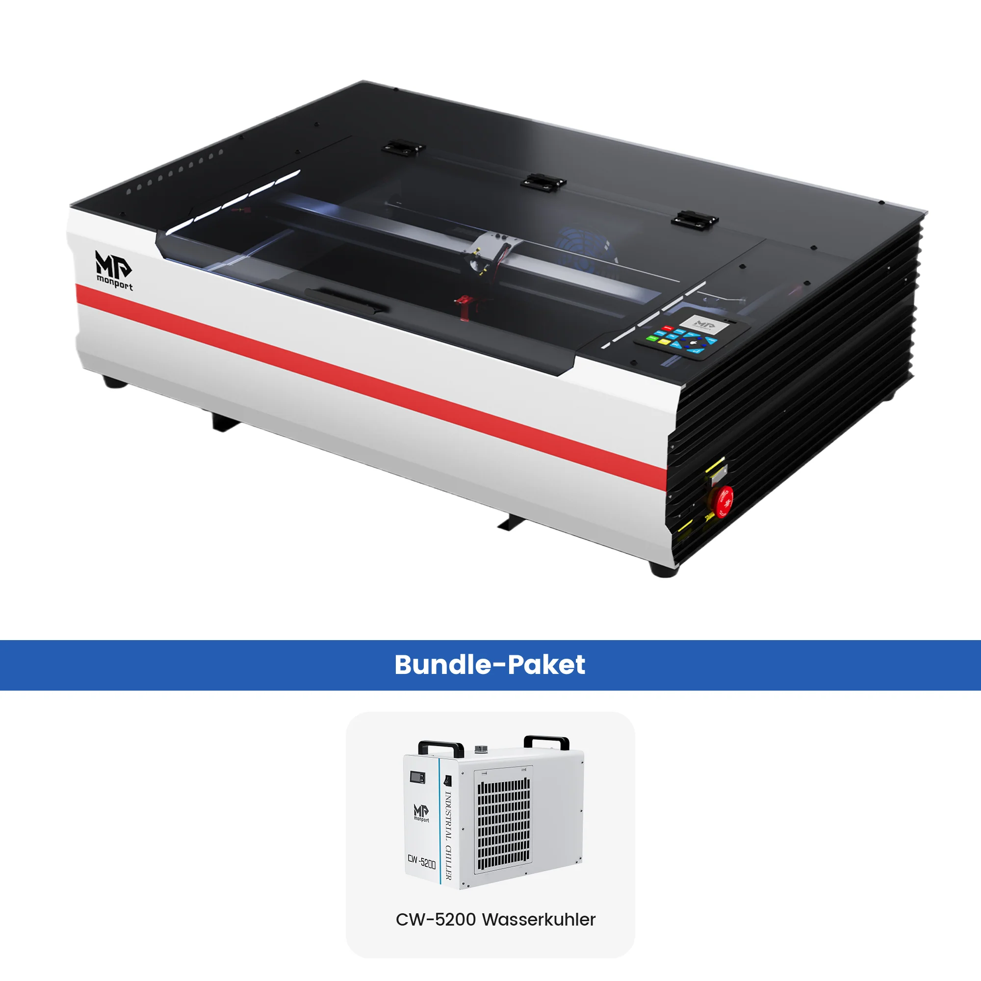 Monport Reno65 Pro 65W Desktop CO₂-Lasergravur- und Schneidemaschine (600×400 mm) mit DSP-Steuerung und magnetisch unterstütztem Fokus - Image 32