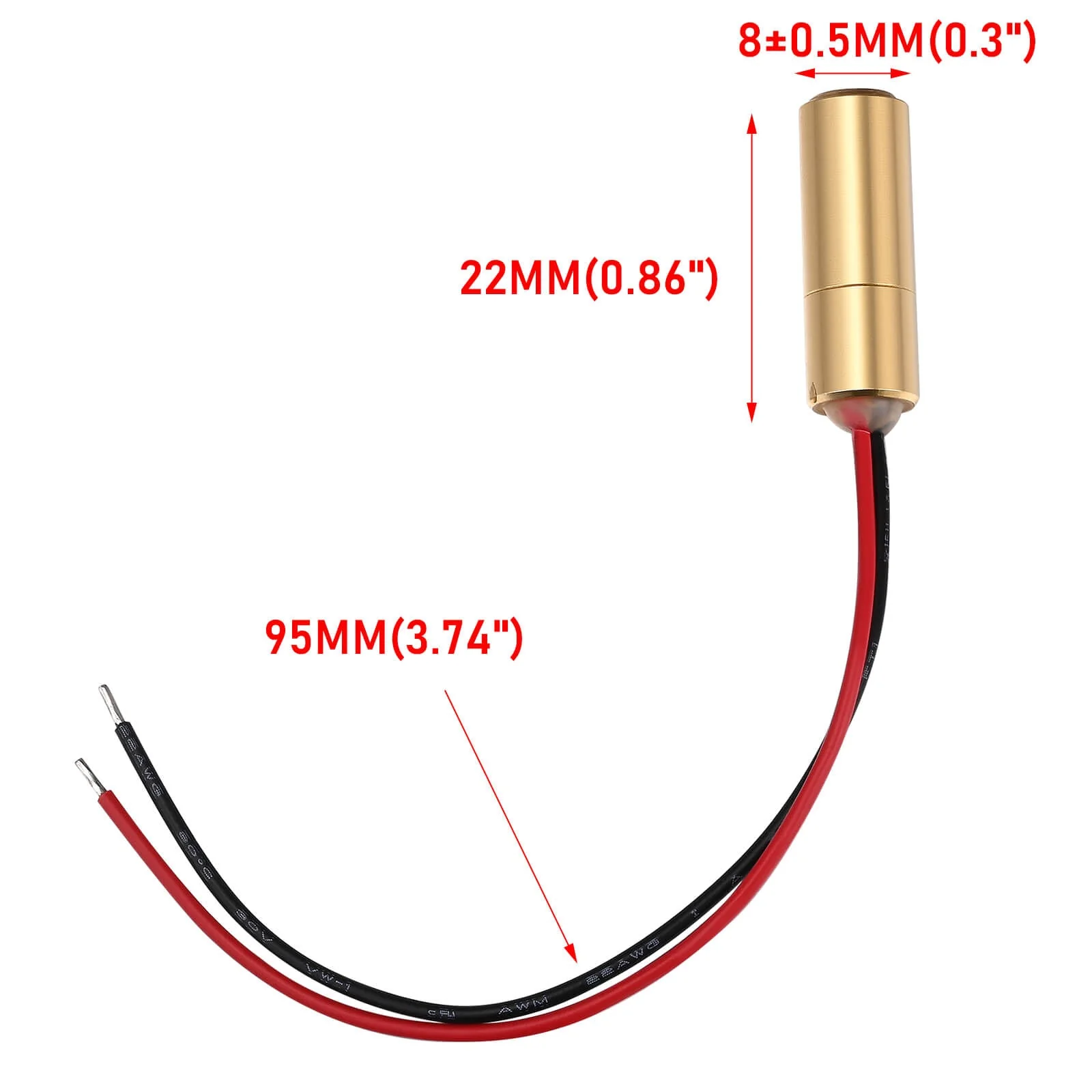 Monport Rot Punkt Laser Pointer für 40W-150W CO2 Laser Engraver - Image 4