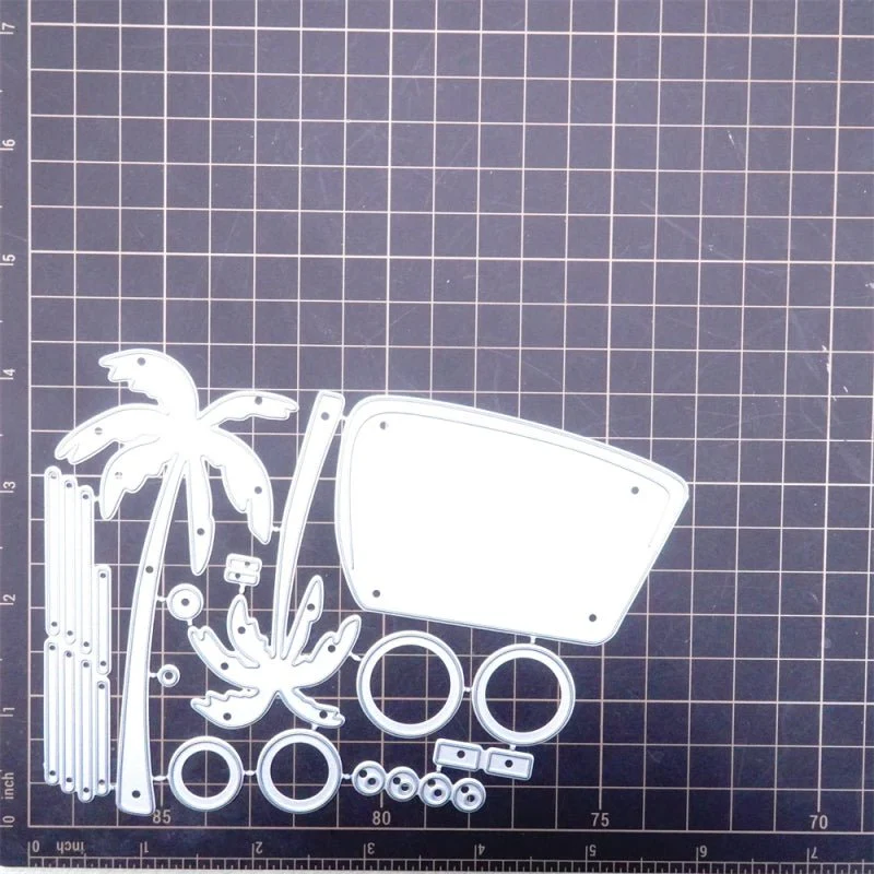 Trendige Lasergravurdatei: Klang-Kokospalme - Image 2